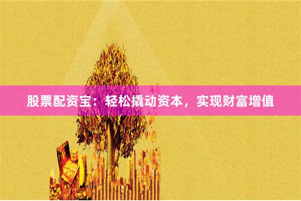 股票配资宝：轻松撬动资本，实现财富增值